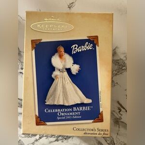 Hallmark Keepsake Ornament Celebration Barbie 2003 Edition